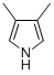 结构式 CAS# 822-51-5, 3,4-二甲基吡咯