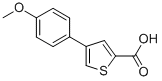 结构式 CAS# 82437-74-9, 4-(4-甲氧基苯基)噻吩-2-羧酸