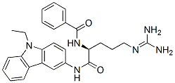 CAS#: 82576-33-8， N-[(1S)-4-(Diaminomethylideneamino)-1-[(9-Ethylcarbazol-3-Yl)Carbamoyl ]Butyl]Benzamide