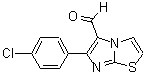 structure of CAS# 82588-41-8, 6-(4-Chlorophenyl)Imidazo[2,1-b][1,3]Thiazole-5-Carbaldehyde;6-(4-Chlorophenyl)Imidazo[2,3-B]Thiazole-5-Carbaldehyde;6-(4-Chlorophenyl)-5-Imidazo[2,3-B]Thiazolecarboxaldehyde;3E-307S