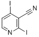 structure of CAS# 827616-54-6, 2,4-Diiodopyridine-3-Carbonitrile;2,4-DIIODOPYRIDINE-3-CARBONITRILE;3-Cyano-2,4-Diiodopyridine
