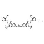 CAS#: 83221-61-8， Potassium sodium 7,7'-(carbonyldiimino)bis{4-hydroxy-3-[(2-methoxyphenyl)diazenyl]-2-naphthalenesulfonate} (1:1:1)