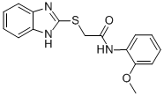 CAS#: 83408-88-2， 2-(1H-Benzimidazol-2-Ylthio)-N-(2-Methoxyphenyl)Acetamide