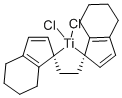 结构式 CAS# 83462-45-7, 二氯-(S,S)-乙烯二-(4,5,6,7-四氢-1-茚基)-钛
