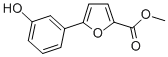 structure of CAS# 834884-73-0, Methyl 5-(3-Hydroxyphenyl)Furan-2-Carboxylate