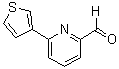 structure of CAS# 834884-76-3, 6-(3-Thienyl)Pyridine-2-Carboxaldehyde