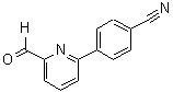 structure of CAS# 834884-79-6, 4-(6-Formylpyridin-2-Yl)Benzonitrile
