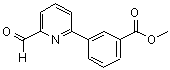 结构式 CAS# 834884-82-1, 3-(6-甲酰基-2-吡啶基)苯甲酸甲酯
