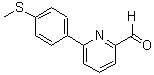 结构式 CAS# 834884-85-4, 6-(4-(甲硫基)苯基)-2-吡啶甲醛