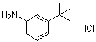structure of CAS# 83672-23-5, 3-Tert-Butylaniline Hydrochloride;3-TERT-BUTYLANILINE HYDROCHLORIDE;3-TERT-BUTYLANILINE HCL