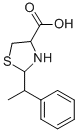 structure of CAS# 83690-82-8, 2-(1-Phenyl-Ethyl)-Thiazolidine-4-Carboxylic Acid;(2R,4R)-2-[(1S)-1-Phenylethyl]Thiazolidin-3-Ium-4-Carboxylate;(2R,4R)-2-[(1S)-1-Phenylethyl]-4-Thiazolidin-3-Iumcarboxylate;Zinc03913332