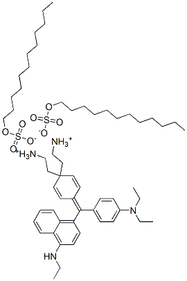 CAS#: 83732-77-8， [4-[[4-(Diethylamino)Phenyl][4-(Ethylamino)-1-Naphthyl]Methylene]-2,5-Cyclohexadien-1-Ylidene]Diethylammonium Dodecyl Sulphate