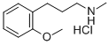 CAS#: 83979-29-7， 3-(O-Methoxyphenyl)-N-Methylpropylamine Hydrochloride