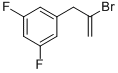 structure of CAS# 842140-35-6, 2-Bromo-3-(3,5-Difluorophenyl)-1-Propene;2-BROMO-3-(3,5-DIFLUOROPHENYL)-1-PROPENE