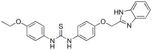 CAS#: 84484-05-9， 3-[4-(1H-Benzoimidazol-2-Ylmethoxy)Phenyl]-1-(4-Ethoxyphenyl)Thiourea