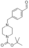 structure of CAS# 844891-09-4, Tert-Butyl 4-(4-Formylbenzyl)Piperazine-1-Carboxylate;4-[(Piperazin-4-Yl)Methyl]Benzaldehyde, N1-BOC Protected;TERT-BUTYL 4-(4-FORMYLBENZYL)PIPERAZINE-1-CARBOXYLATE;4-(1-PIPERAZINYL)METHYLBENZALDEHYDE, N1-BOC PROTECTED