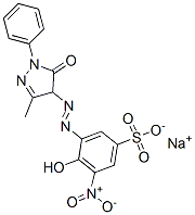 CAS#: 84583-93-7， Sodium 3-[(4,5-Dihydro-3-Methyl-5-Oxo-1-Phenyl-1H-Pyrazol-4-Yl)Azo]-4-Hydroxy-5-Nitrobenzenesulphonate