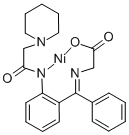 structure of CAS# 847654-17-5, N-[alpha-[2-(Piperidinoacetamido)Phenyl]Benzylidene]Glycinato]Nickel;N-[ALPHA-[2-(PIPERIDINOACETAMIDO)PHENYL]BENZYLIDENE]GLYCINATO]NICKEL;[N-[Α-[2-(Piperidinoacetamido)Phenyl]Benzylidene]Glycinato]Nickel
