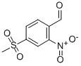 结构式 CAS# 849035-66-1, 4-(甲基磺酰基)-2-硝基苯甲醛