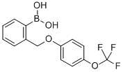 结构式 CAS# 849062-07-3, B-[2-[[4-(三氟甲氧基)苯氧基]甲基]苯基]-硼酸