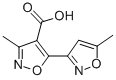 structure of CAS# 849066-63-3, 3-Methyl-5-(5-Methylisoxazol-3-Yl)Isoxazole-4-Carboxylic Acid;3-Methyl-5-(5-Methylisoxazol-3-Yl)Isoxazole-4-Carboxylic Acid 97%;3-METHYL-5-(5-METHYLISOXAZOL-3-YL)ISOXAZOLE-4-CARBOXYLIC ACID;3',5-Dimethyl-3,5'-Biisoxazole-4'-Carboxylic Acid 97%