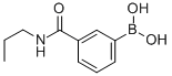 structure of CAS# 850567-22-5, 3-(N-Propylaminocarbonyl)Phenylboronic Acid;3-(N-Propylaminocarbonyl)Benzeneboronic Acid 95%;3-(N-Propylcarbamoyl)Benzeneboronic Acid, 95%;3-(N-PROPYLAMINOCARBONYL)BENZENEBORONIC ACID