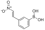 结构式 CAS# 850567-99-6, 3-[(E)-2-硝基乙烯基]苯硼酸
