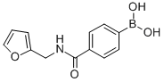 结构式 CAS# 850568-18-2, 4-(糠基氨基羰基)苯硼酸