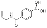 structure of CAS# 850568-20-6, (4-Allylaminocarbonyl)Benzeneboronic Acid;4-(Allylaminocarbonyl)Benzeneboronic Acid 97%;(4-ALLYLAMINOCARBONYL)BENZENEBORONIC ACID;(4-ALLYLAMINOCARBONYL)PHENYLBORONIC ACID