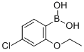 结构式 CAS# 850568-80-8, (4-氯-2-乙氧基苯基)硼酸