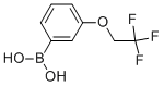 structure of CAS# 850593-08-7, 3-(2,2,2-Trifluoroethoxy)Phenylboronic Acid;3-(2,2,2-Trifluoroethoxy)Benzeneboronic Acid, 97%;3-(2,2,2-TRIFLUOROETHOXY)PHENYLBORONIC ACID