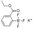 structure of CAS# 850623-73-3, Potassium (2-Ethoxycarbonylphenyl)Trifluoroborate;Potassium (2-Ethoxycarbonylphenyl)Trifluoroborate 96%;Potassium(2-Ethoxycarbonylphenyl)Trifluoroborate96%;POTASSIUM (2-ETHOXYCARBONYLPHENYL)TRIFLUOROBORATE