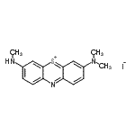 CAS 登录号：85169-00-2， 3-(二甲基氨基)-7-(甲基氨基)吩噻嗪-5-鎓碘化物