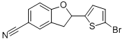 CAS#: 851777-32-7， 2-(5-Bromo-Thiophen-2-Yl)-2,3-Dihydro-Benzofuran-5-Carbonitrile
