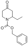 structure of CAS# 852051-11-7, 1-N-Cbz-2-Ethylpiperidin-4-One;N-1-CBZ-2-ETHYL PIPERIDIN-4-ONE;1-N-CBZ-2-ETHYLPIPERIDIN-4-ONE;1-Cbz-2-Ethylpiperidin-4-One