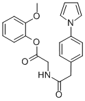 CAS#: 85209-67-2， N-((4-(1H-Pyrrol-1-Yl)Phenyl)Acetyl)-Glycine 2-Methoxyphenyl Ester
