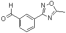 structure of CAS# 852180-68-8, 3-(5-Methyl-1,2,4-Oxadiazol-3-Yl)Benzaldehyde;3-(5-Methyl-1,2,4-Oxadiazol-3-Yl)Benzaldehyde(SALTDATA: FREE);3-(5-METHYL-1,2,4-OXADIAZOL-3-YL)BENZALDEHYDE