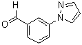 structure of CAS# 852227-92-0, 3-(1H-Pyrazol-1-Yl)Benzaldehyde;3-(1H-Pyrazol-1-Yl)Benzaldehyde(SALTDATA: FREE);3-(1H-Pyrazol-1-Yl)Benzenecarbaldehyde;3-(1H-PYRAZOL-1-YL)BENZALDEHYDE