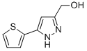 structure of CAS# 852228-02-5, (5-Thien-2-Yl-1H-Pyrazol-3-Yl)Methanol;3-(Hydroxymethyl)-5-(Thien-2-Yl-1H-Pyrazole;[5-(2-THIENYL)-1H-PYRAZOL-3-YL]METHANOL;(5-THIEN-2-YL-1H-PYRAZOL-3-YL)METHANOL