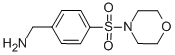 structure of CAS# 852399-79-2, 4-(Morpholine-4-Sulfonyl)-Benzylamine Hydrochloride