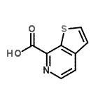 structure of CAS# 852532-64-0, Thieno[2,3-c]pyridine-7-carboxylic acid;Thieno[2,3-c]pyridine-7-carboxylic acid;THIENO[2,3-C]PYRIDINE-7-CARBOXYLICACID