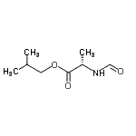 CAS#: 85508-29-8， Isobutyl N-formyl-L-alaninate