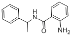 结构式 CAS# 85592-80-9, 2-氨基-N-(1-苯基-乙基)-苯甲酰胺