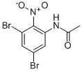 结构式 CAS# 855929-29-2, N-(3,5-二溴-2-硝基苯基)乙酰胺