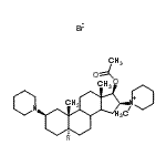 CAS#: 85639-52-7， (2beta,5alpha,8xi,9xi,14xi,16beta,17beta)-17-Acetoxy-16-(1-methyl-1-piperidiniumyl)-2-(1-piperidinyl)androstane bromide