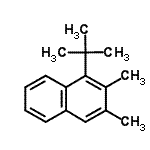 CAS#: 85650-81-3， 2,3-Dimethyl-1-(2-methyl-2-propanyl)naphthalene