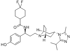 CAS#: 856708-54-8， 4-Hydroxyphenyl Maraviroc