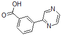 结构式 CAS# 856905-13-0, 3-(2-吡嗪基)-苯甲酸