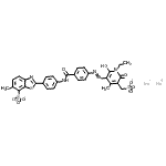 CAS#: 85896-04-4， Disodium 2-{4-[(4-{[1-ethyl-2-hydroxy-4-methyl-6-oxo-5-(sulfonatomethyl)-1,6-dihydro-3-pyridinyl]diazenyl}benzoyl)amino]phenyl}-6-methyl-1,3-benzothiazole-7-sulfonate