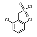 结构式 CAS# 85952-31-4, (2,6-二氯苯基)甲烷磺酰氯